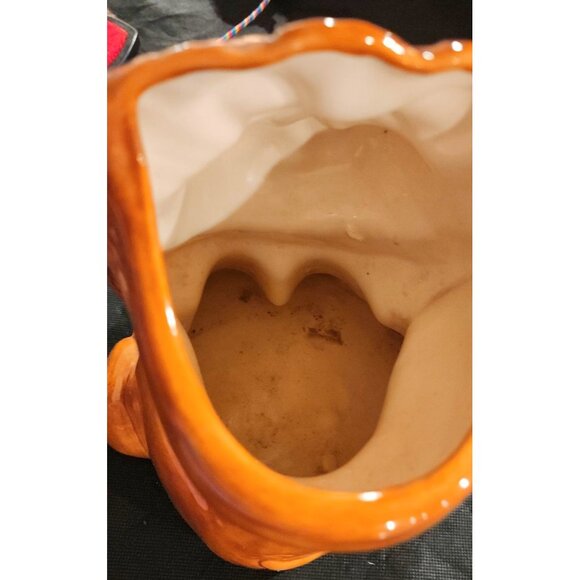 RARE Vintage Ceramic Lion Planter Vase Figurine 8" Kitsch Animal Eclectic - Picture 9 of 12